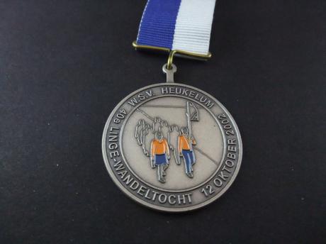 Wandelsportvereniging Heukelum gemeente Lingewaal Gelderland 40e Lingewandeltocht tocht 2002